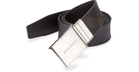 burberry iconic plaid belt